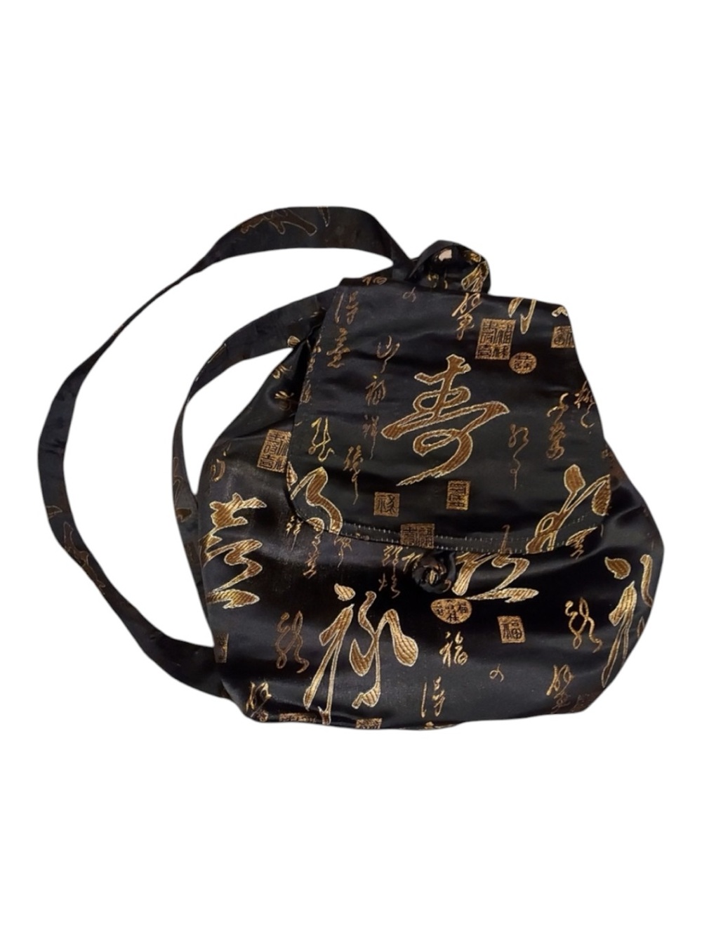 Vintage 90s Retro Goth Whimsigoth Bohemian Jacquard Festival Maximalist Backpack - Picture 7 of 11